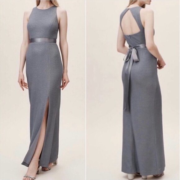 BHLDN Adrianna Papell Hydrangea Idris Dress Size 12 - Picture 1 of 7